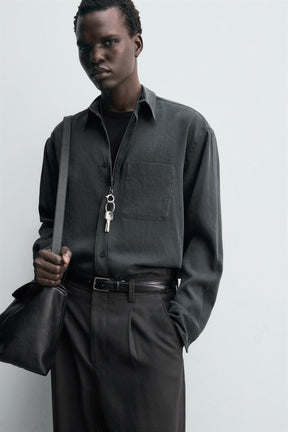 RELAXED FIT FLOWING SHIRT - Image 5