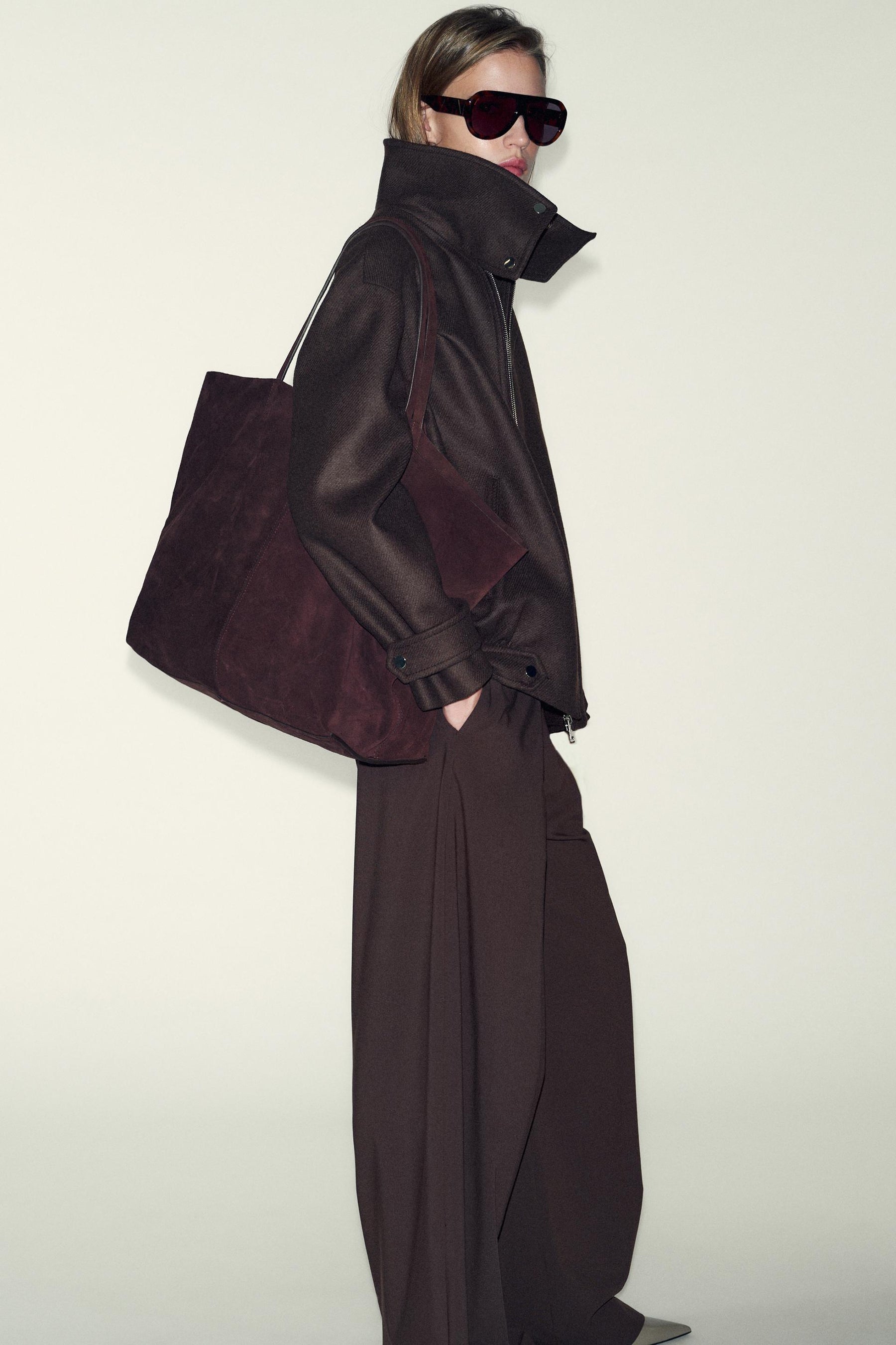 Bomberjacke aus Wollmischung