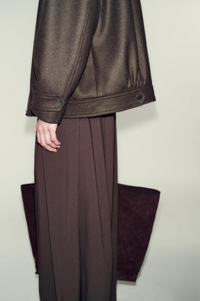 Bomberjacke aus Wollmischung