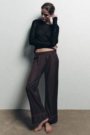 Gestreifte Pyjamahose