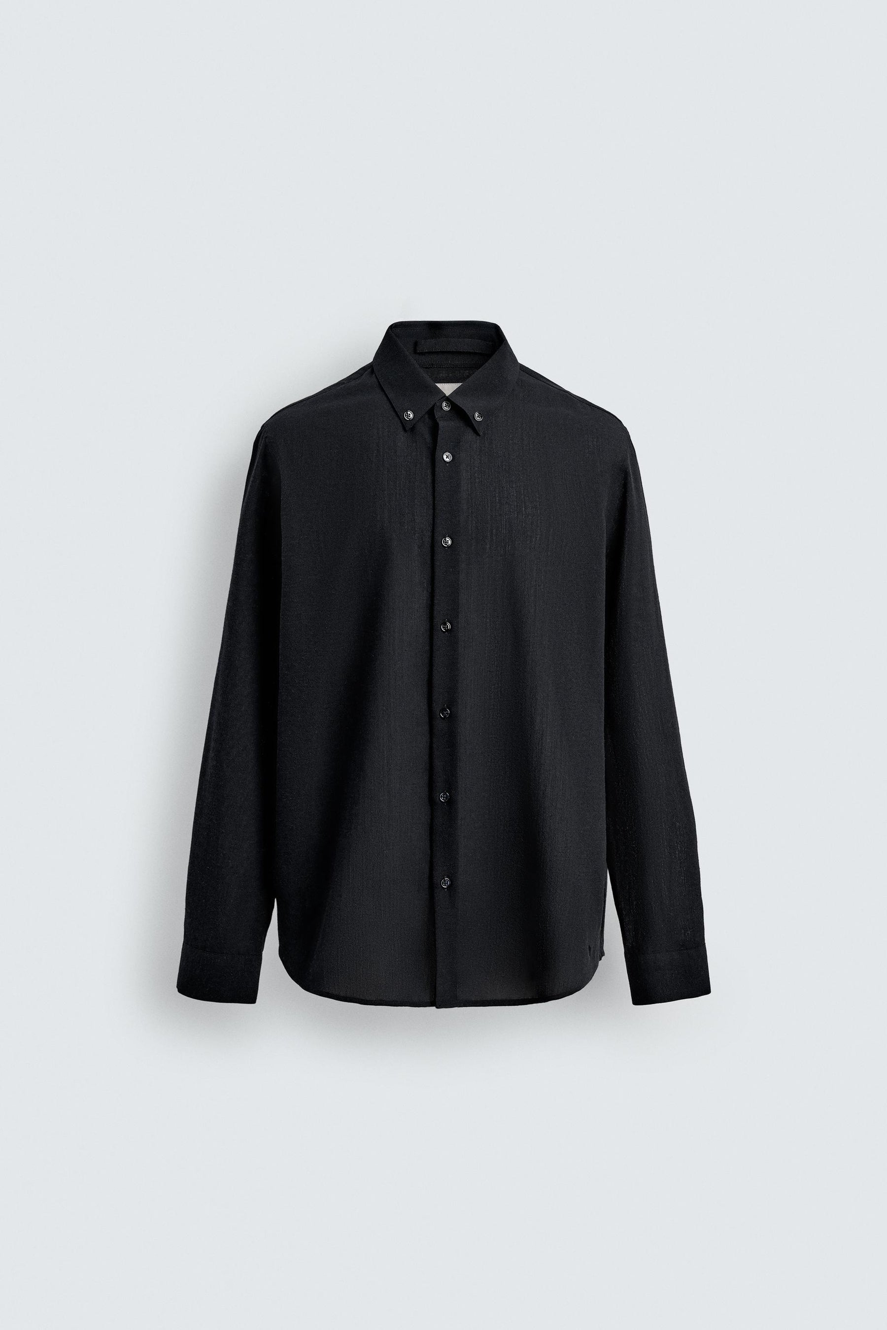TEXTURED WOOL BLEND SHIRT - Image 6