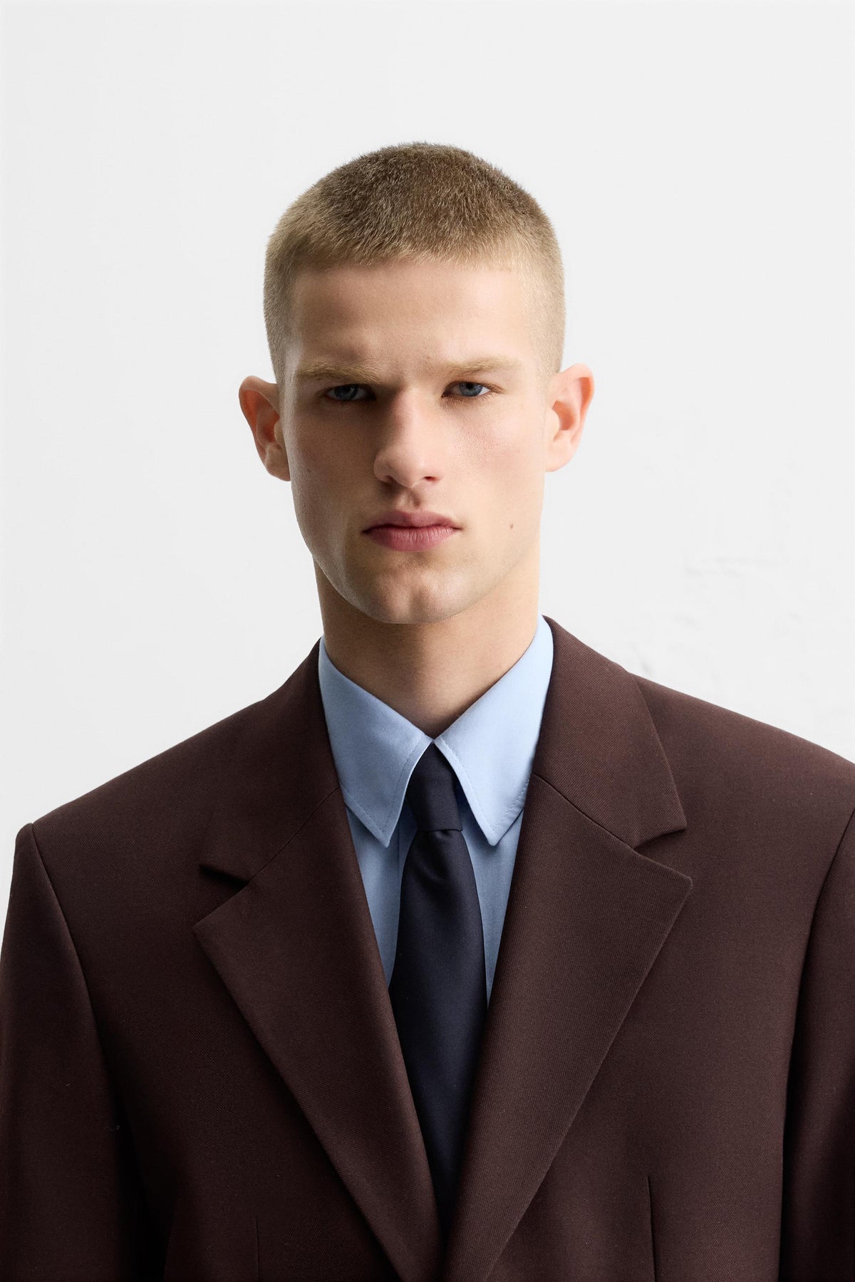 Krawatte aus strukturierter Wolle