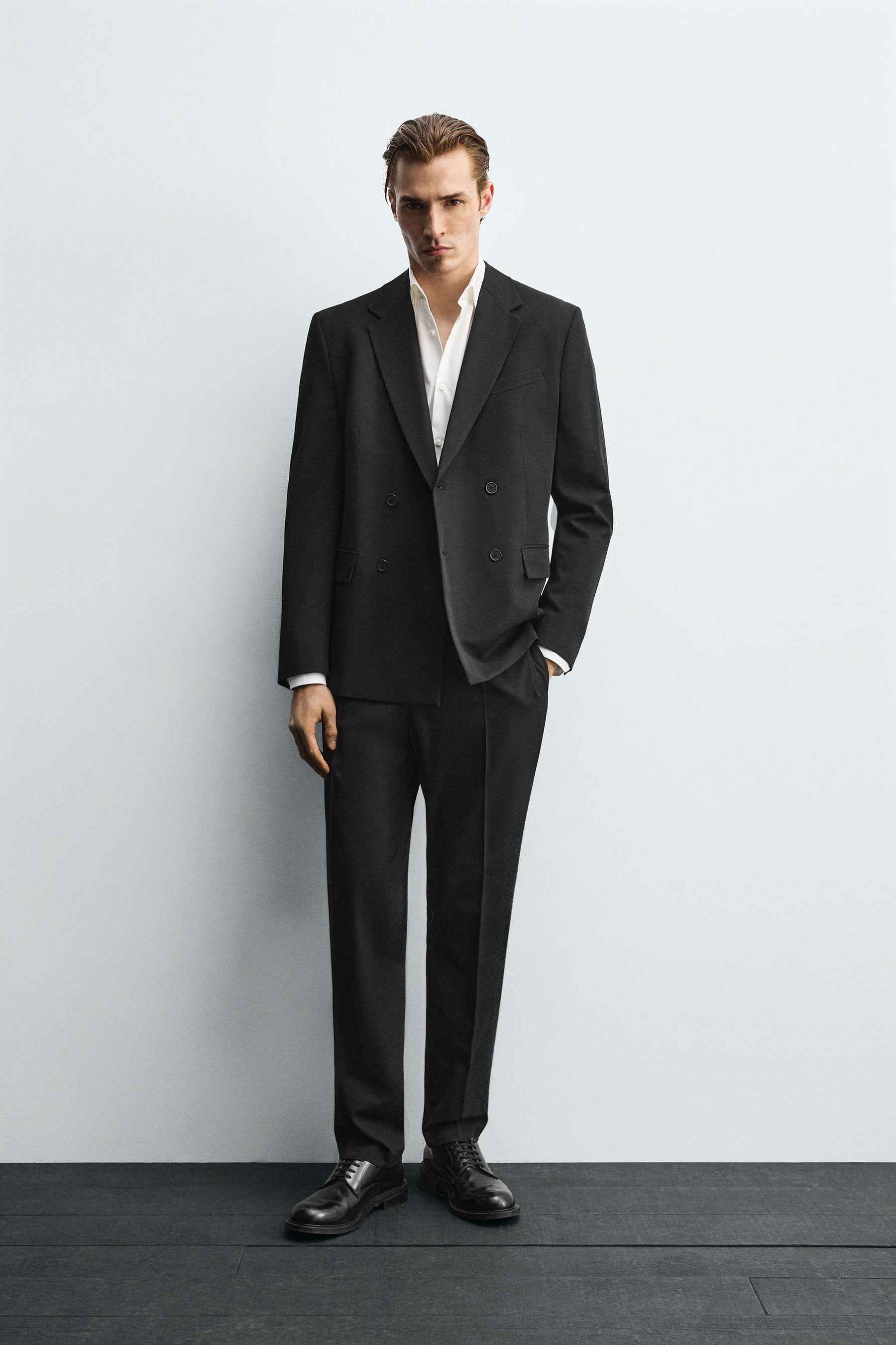 COMFORT DOUBLE-BREASTED BLAZER SUIT - Image 1