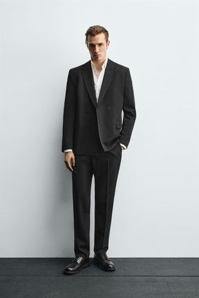 COMFORT DOUBLE-BREASTED BLAZER SUIT - Image 1