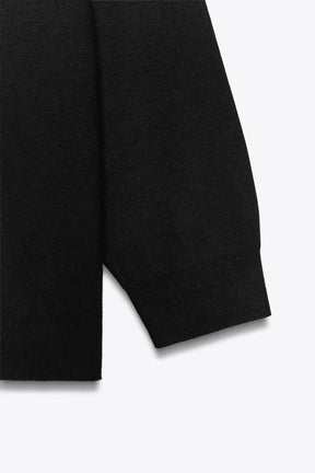 Strickpullover mit Polstern