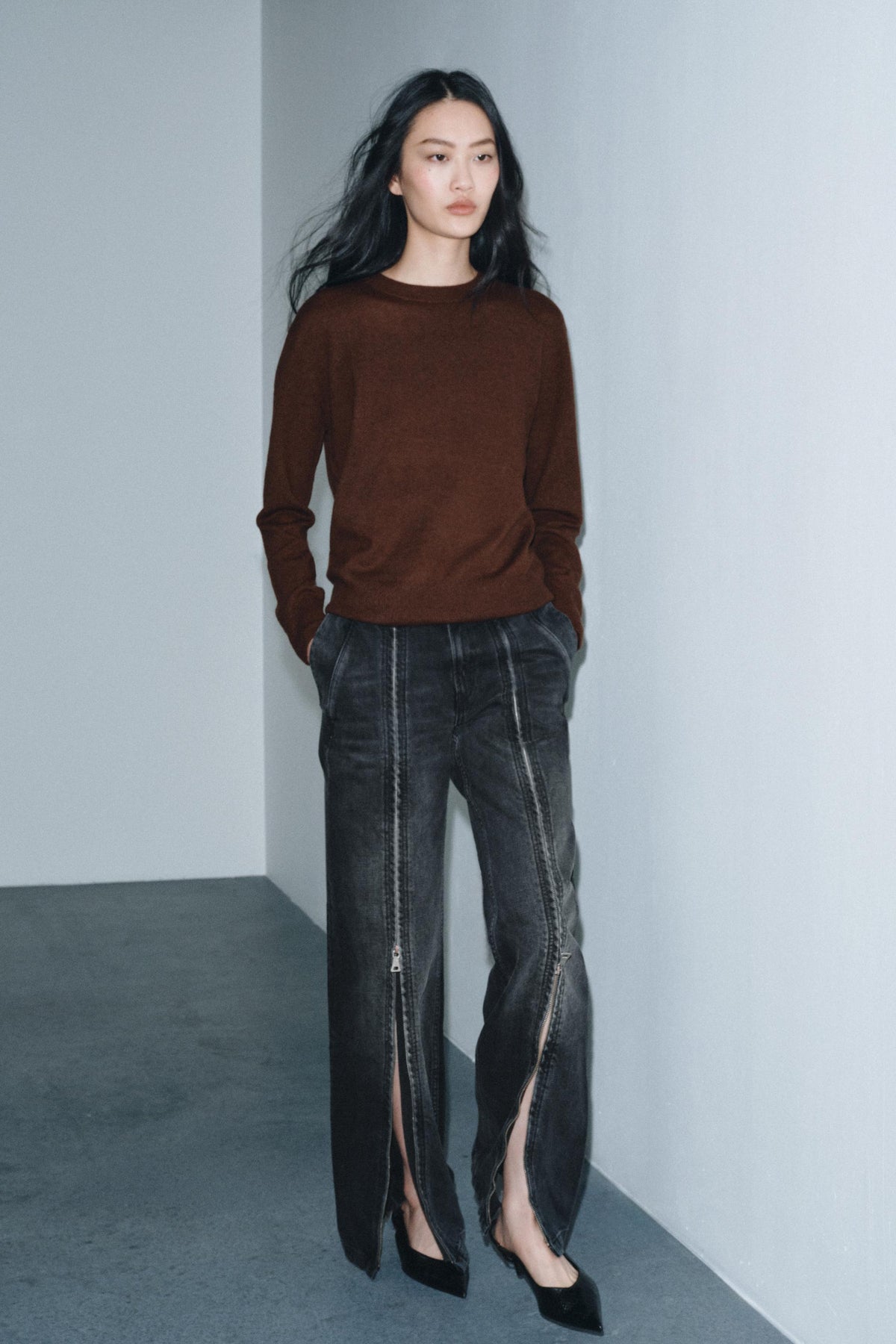 Weicher Wollpullover