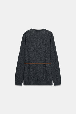 Oversize-Pullover aus Wolle