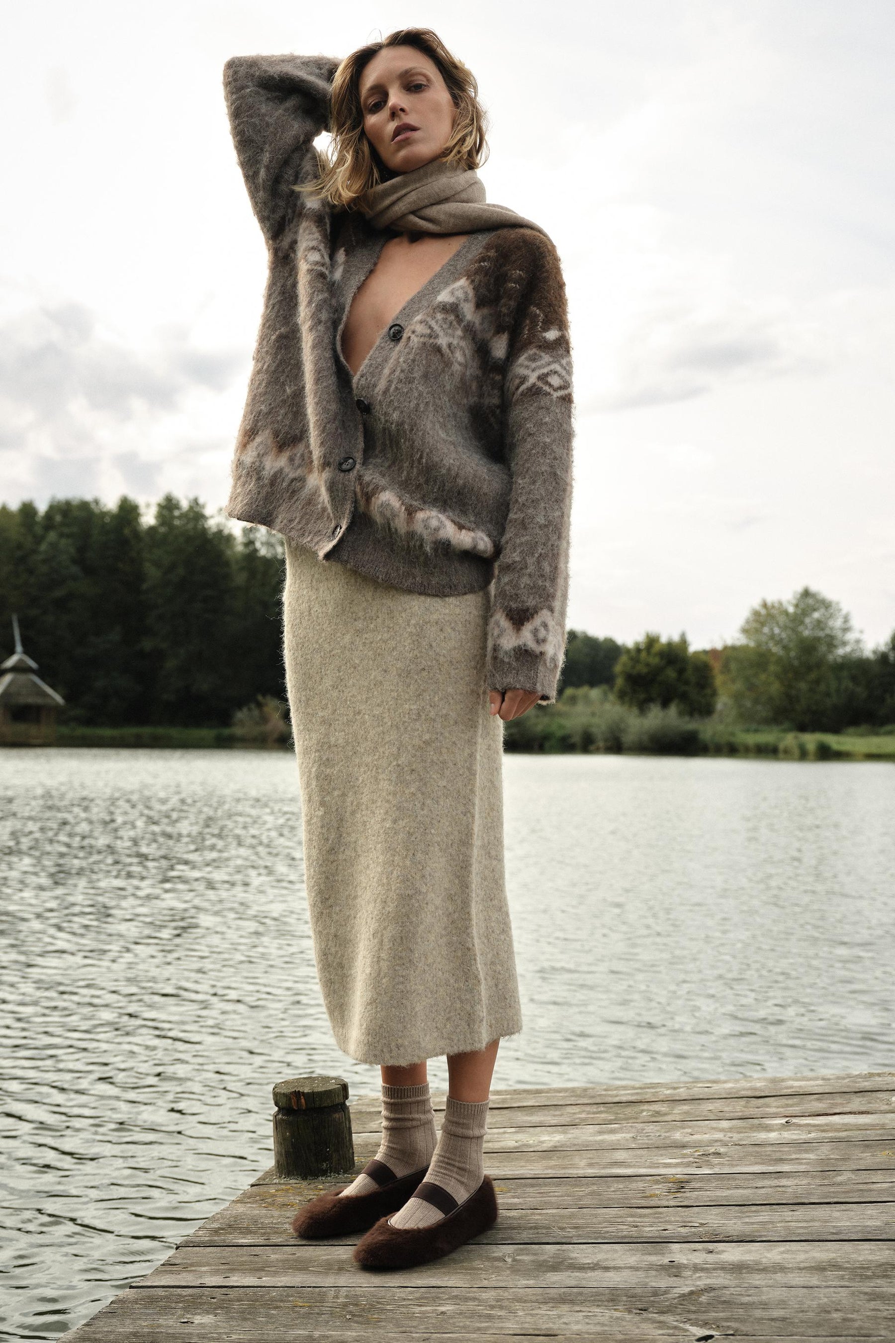 JACQUARD-STRICKSANDGANG