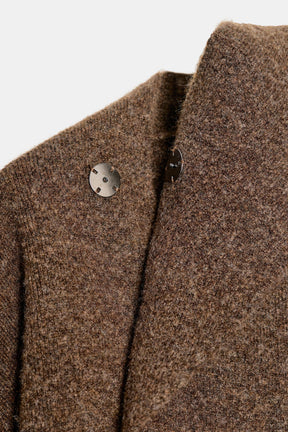 Strickjacke mit Schaldetails