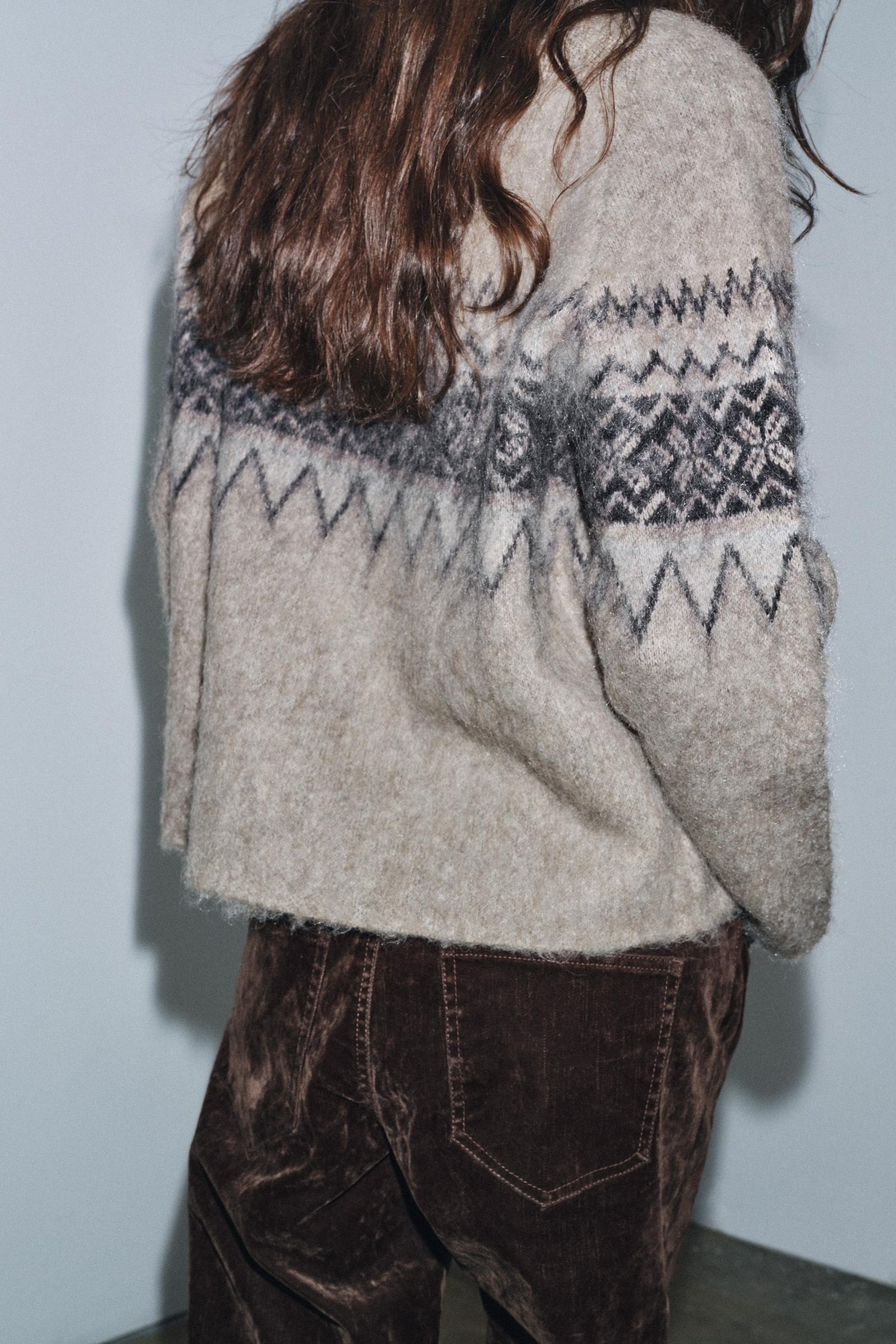 Jacquard-Strickpullover