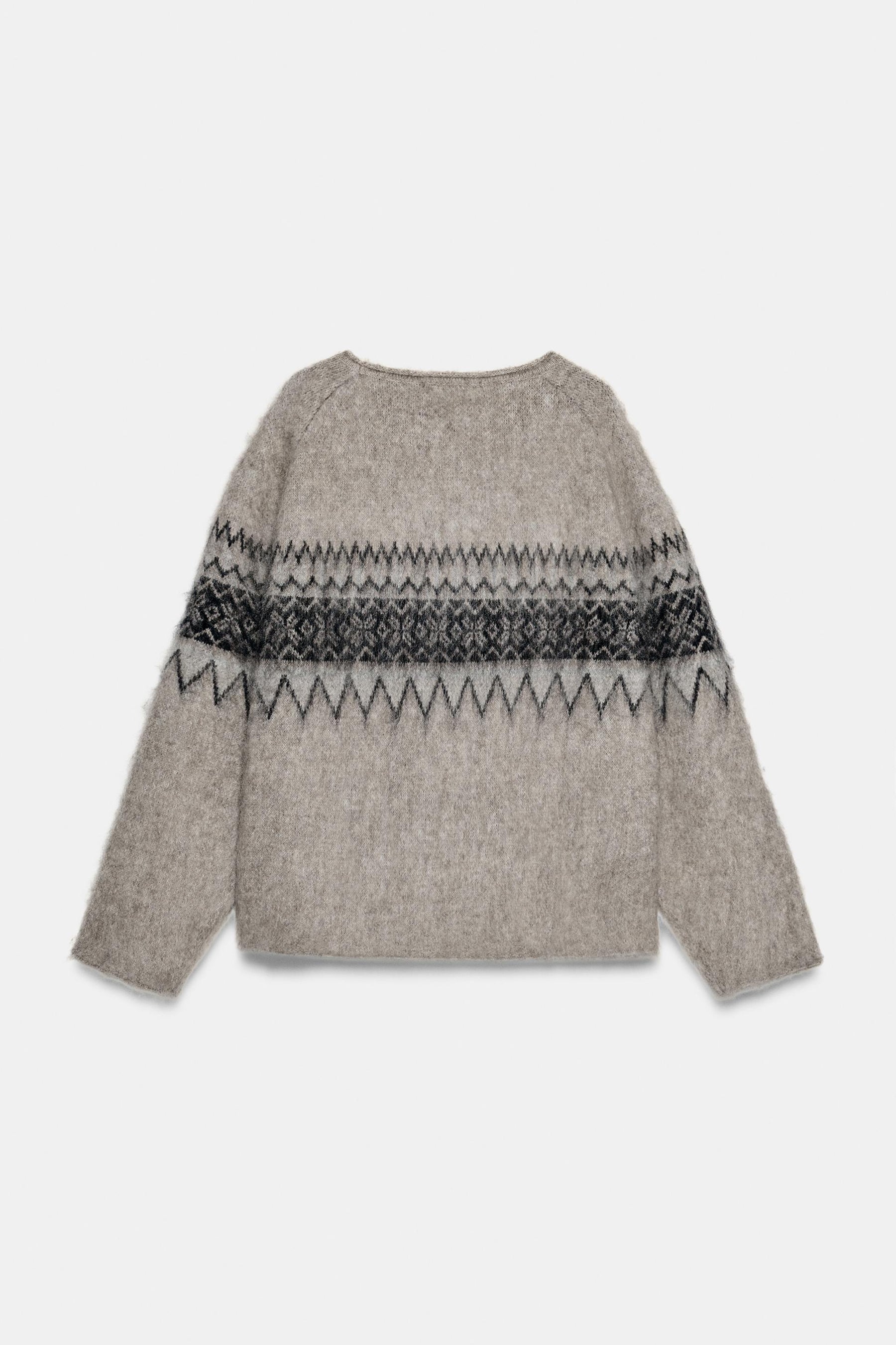 Jacquard-Strickpullover