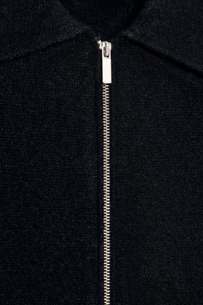 Strickbomber mit Reißverschluss