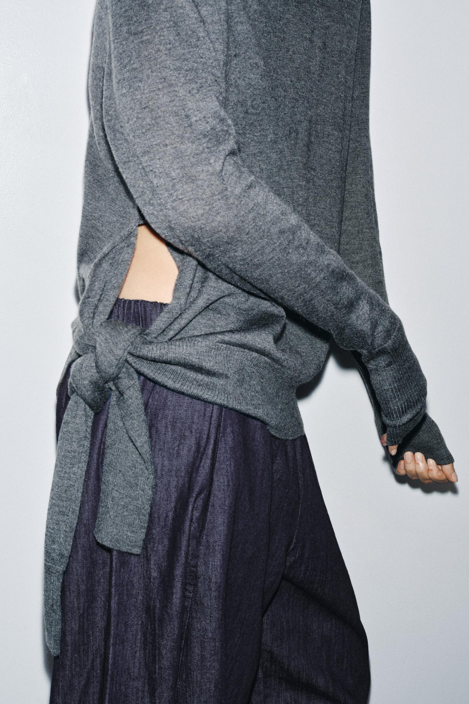 WOOL KNIT KNOT JUMPER - Image 4