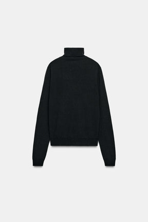 WOOL HIGH NECK JUMPER - Image 5
