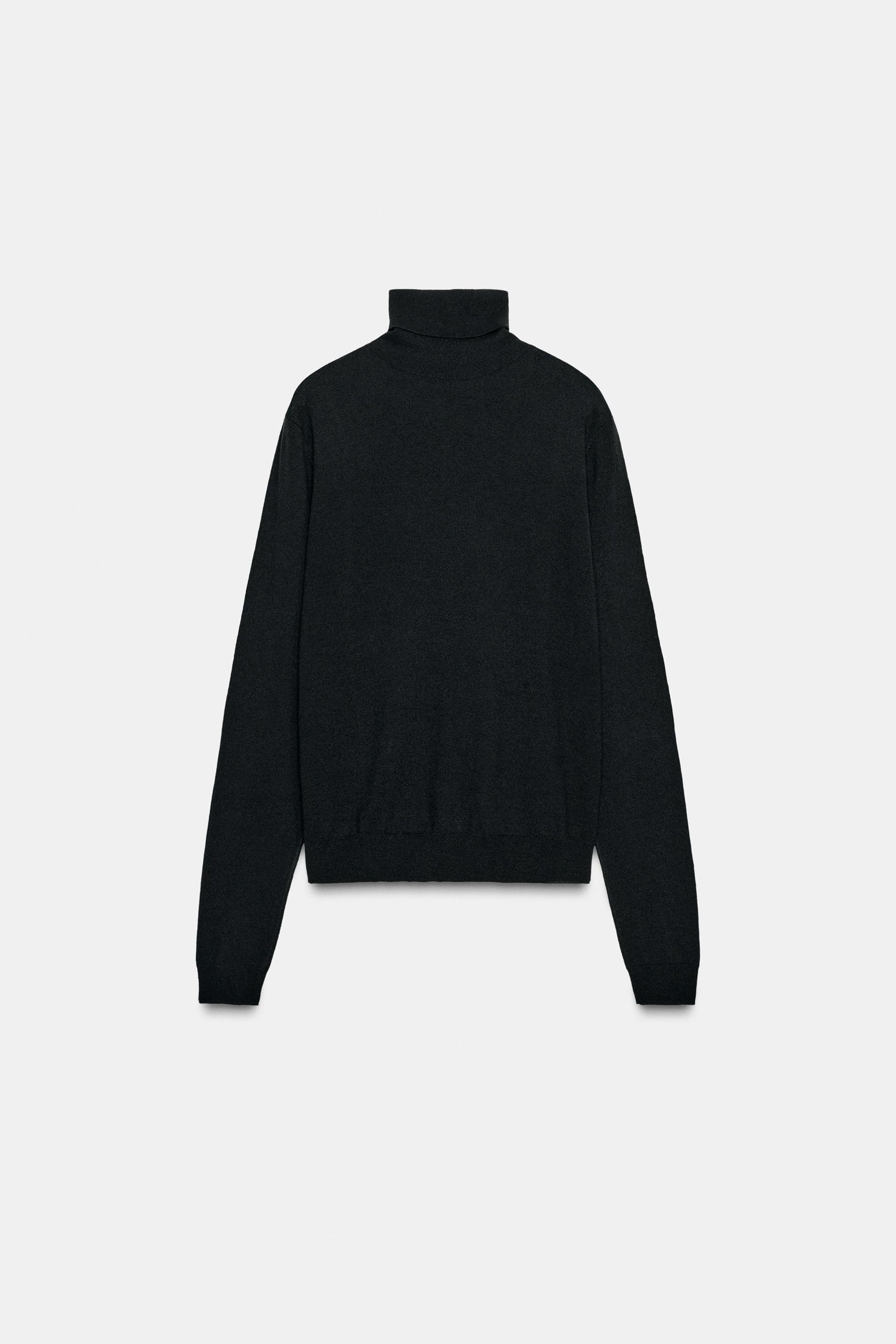 WOOL HIGH NECK JUMPER - Image 6