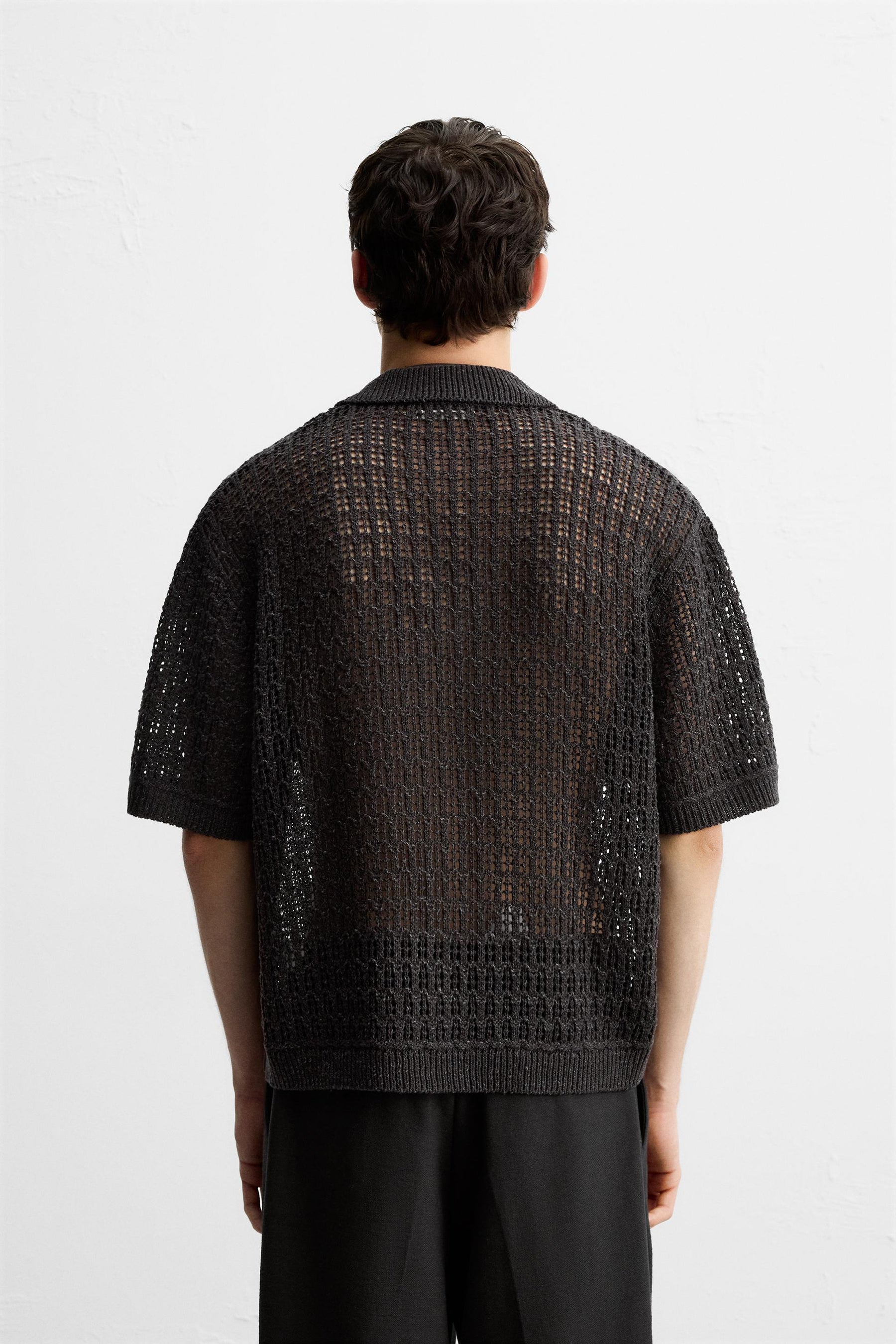 Offen gestricktes Polo