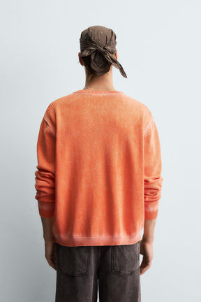WASHED COTTON SWEATER - Image 3