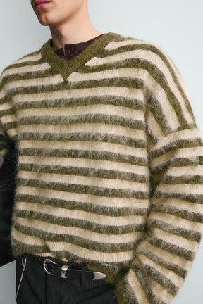 BRUSHED STRIPED JUMPER - Image 5