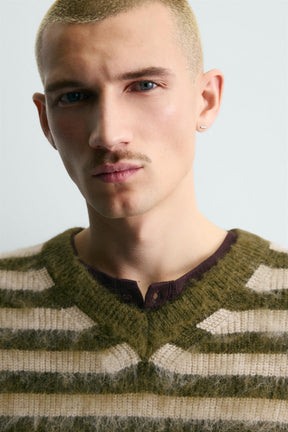 BRUSHED STRIPED JUMPER - Image 6