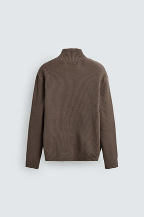HIGH NECK TEXTURED JUMPER - Image 7