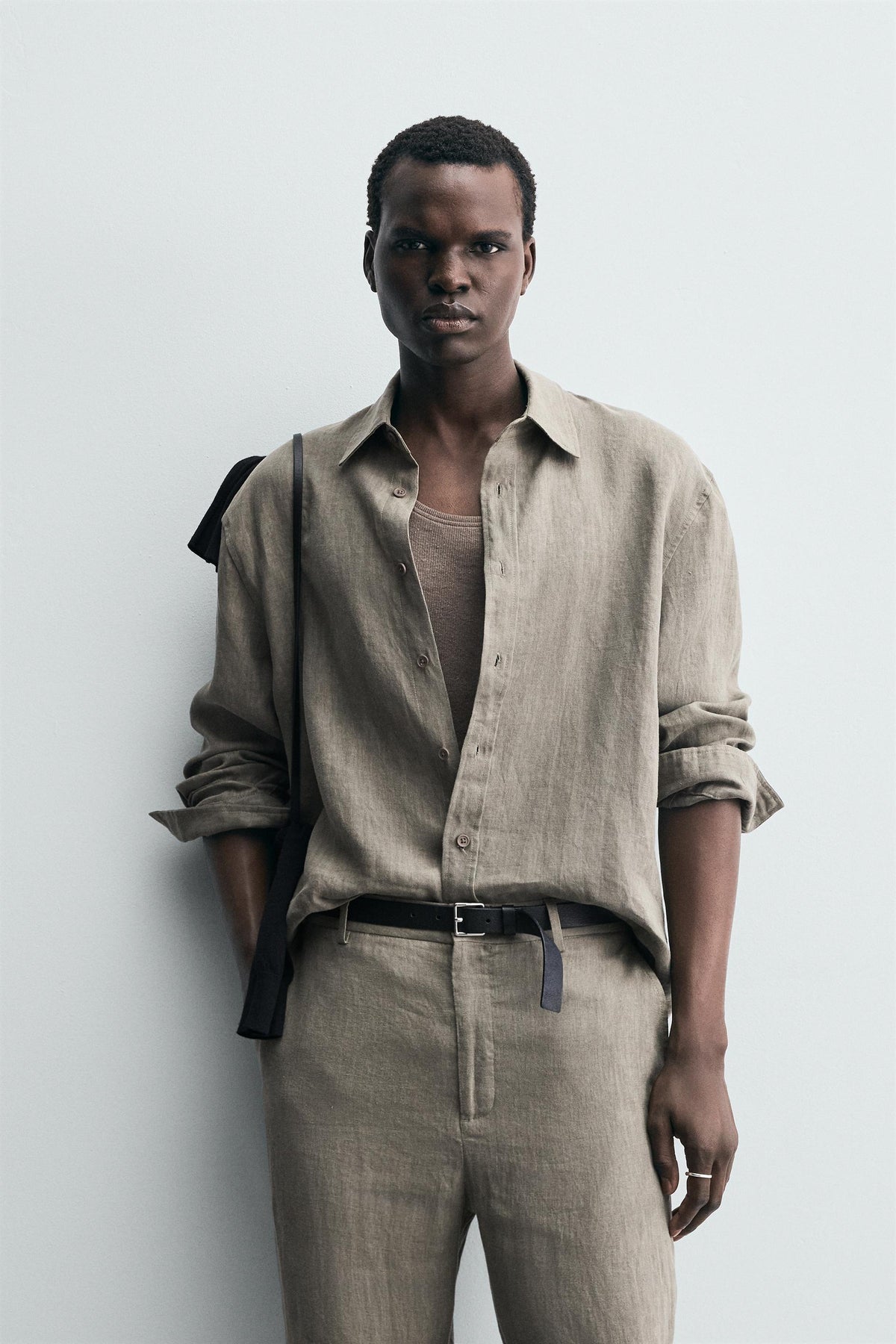 100% WASHED LINEN SHIRT - Image 2