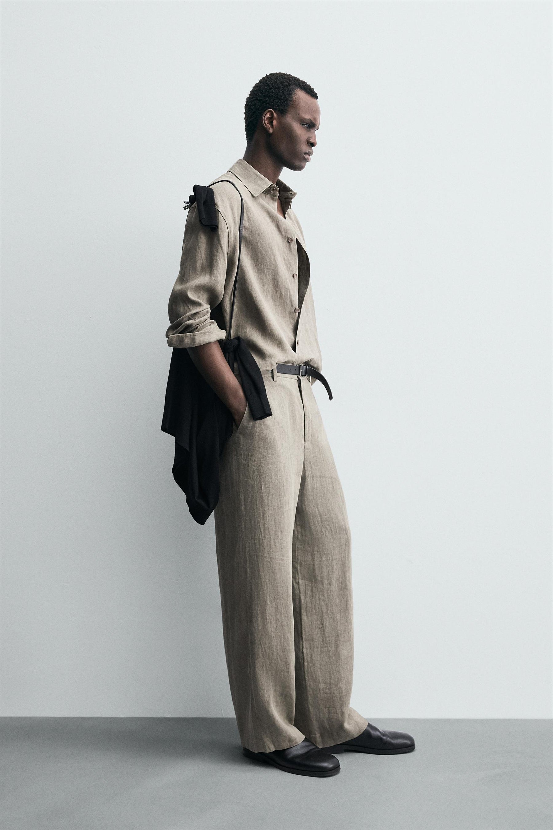 100% WASHED LINEN SHIRT - Image 4