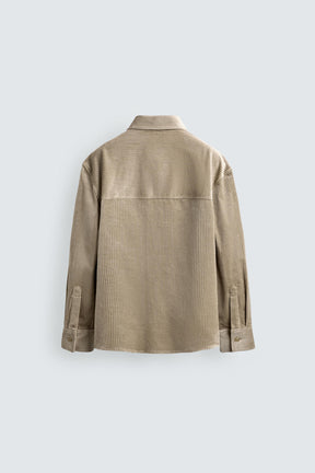 RELAXED FIT CORDUROY OVERSHIRT - Image 7