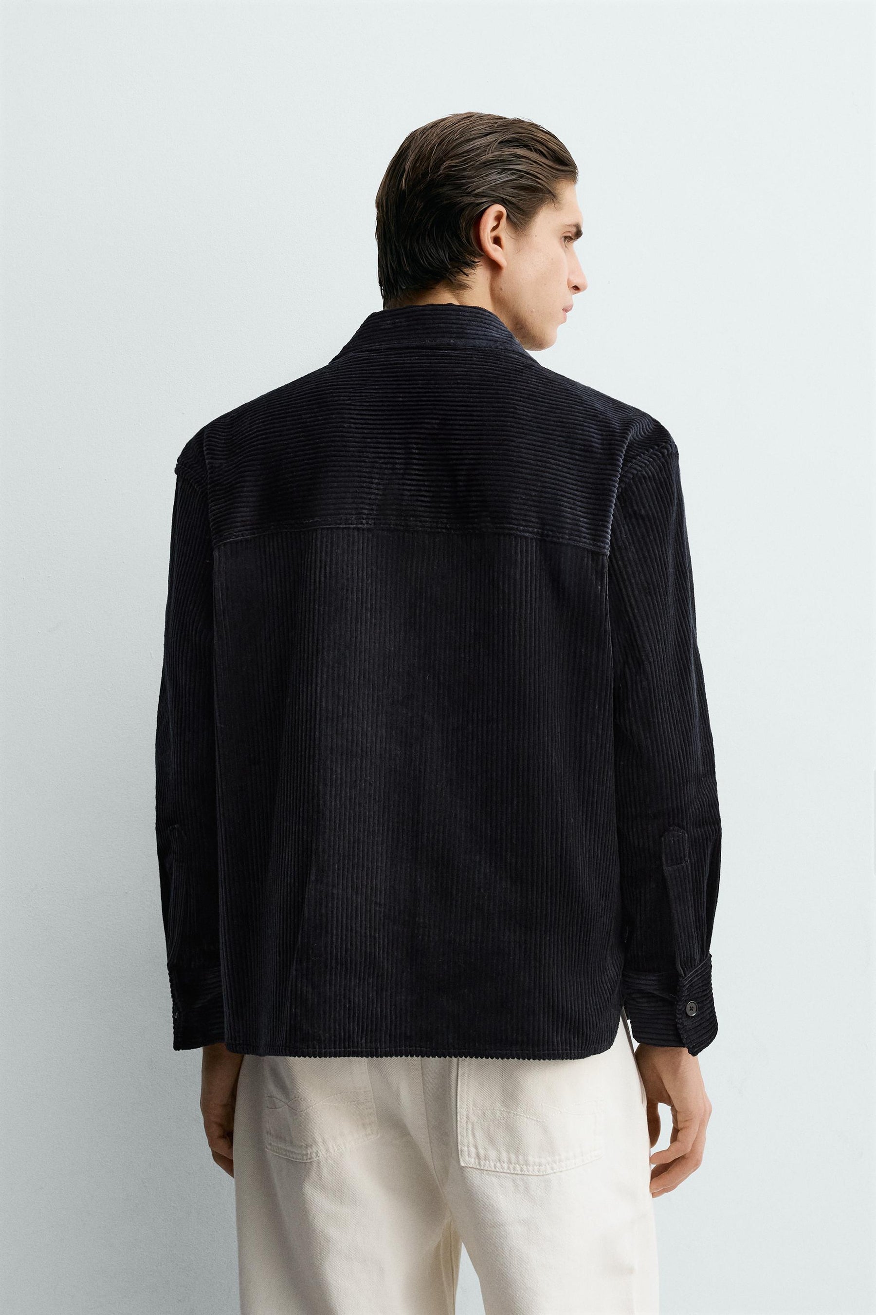 RELAXED FIT CORDUROY OVERSHIRT - Image 3