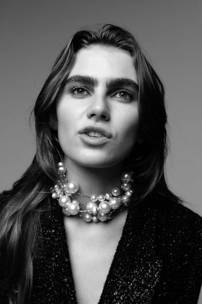 Blazer mit Metallic-Faden