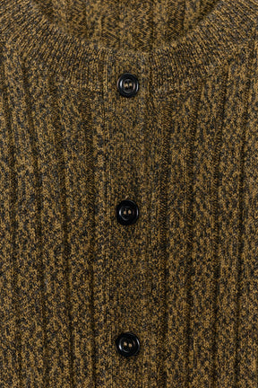 Gerippter Peplum-Cardigan