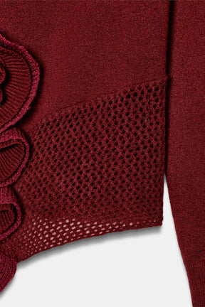 STRICKPULLOVER MIT STRUKTUR