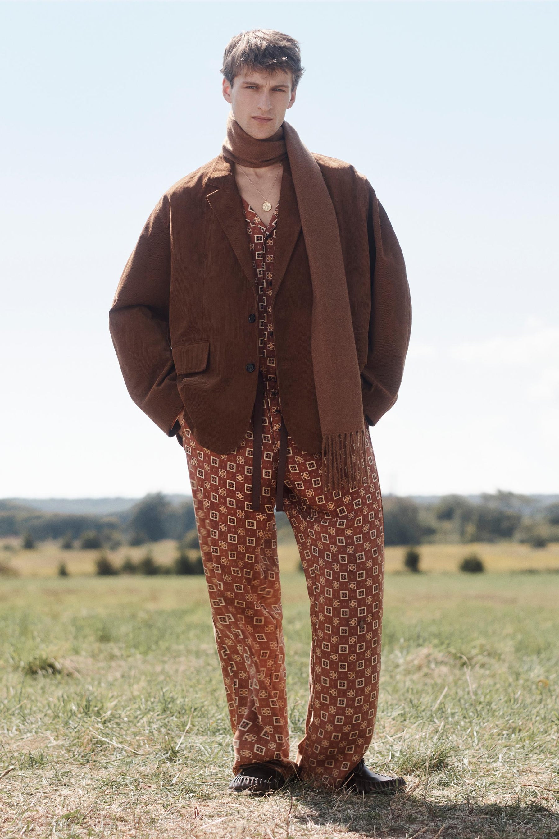 COMBINED STRIPED SCARF LIMITED EDITION - Image 1