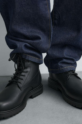 CHUNKY LACE-UP BOOTS - Image 3