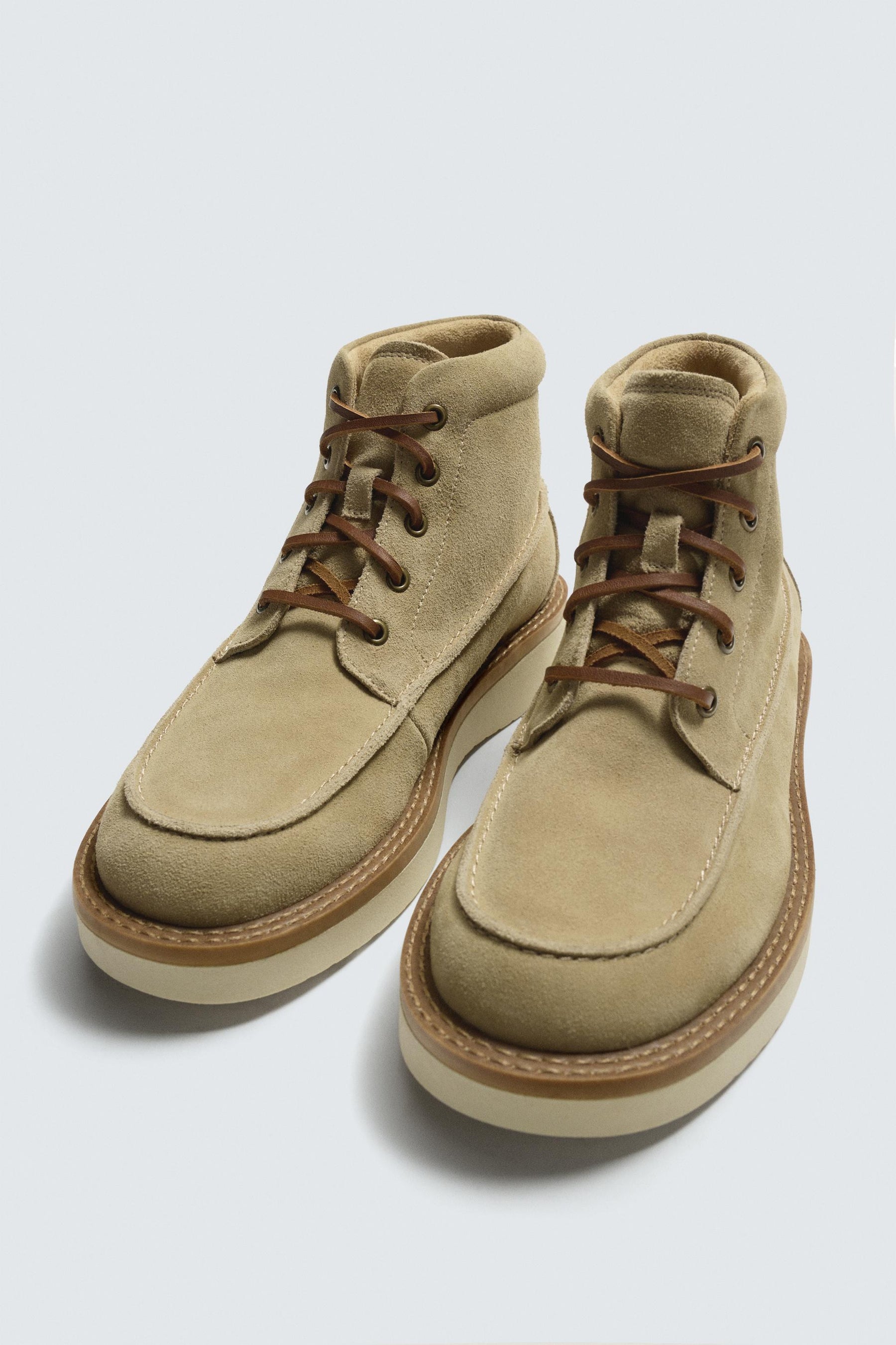 LEATHER LACE-UP BOOTS - Image 5