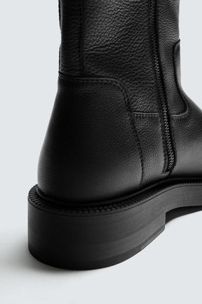LIMITED EDITION CHUNKY LEATHER BOOTS - Image 6