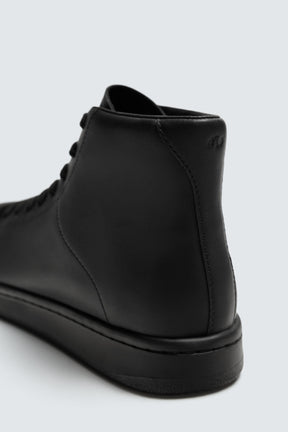 LEATHER HIGH-TOP TRAINERS - Image 6