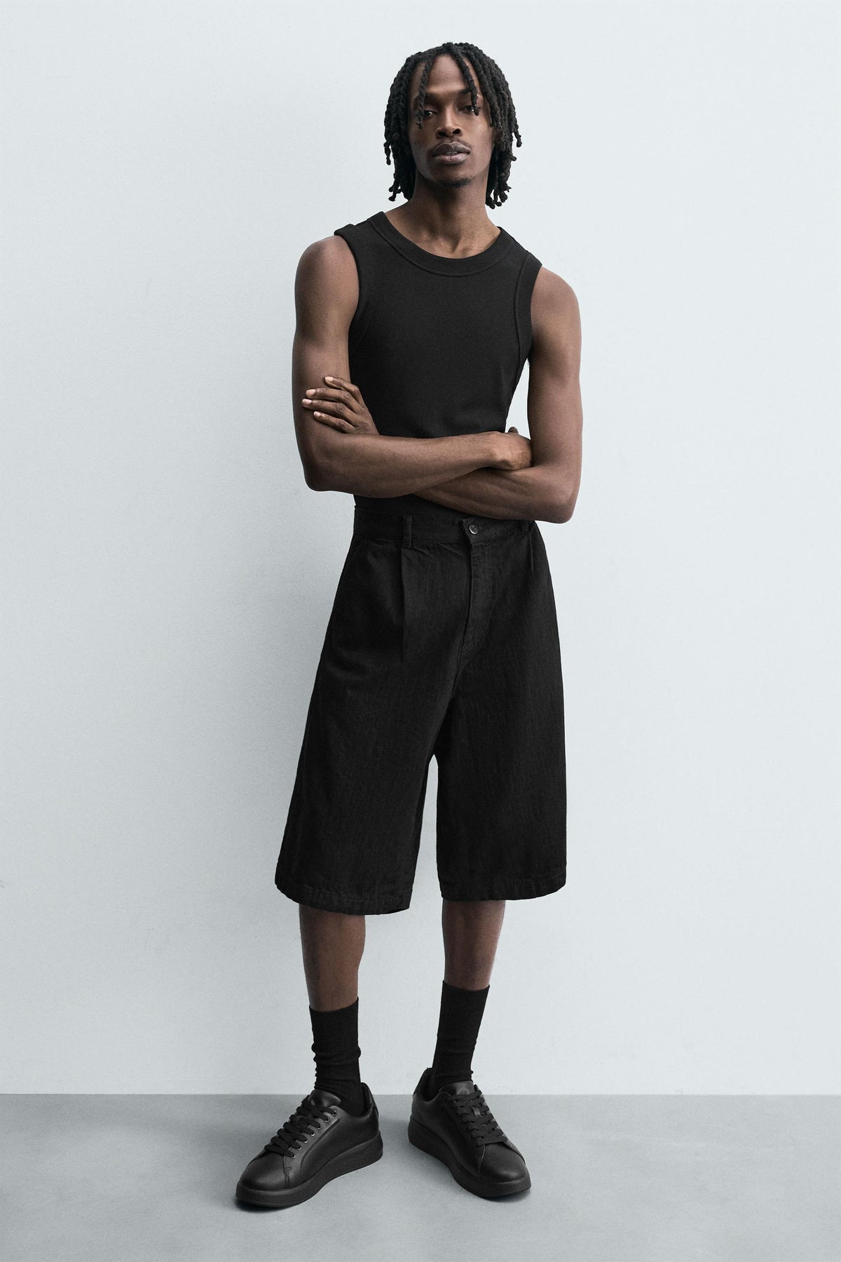 MONOCHROME CHUNKY TRAINERS - Image 2