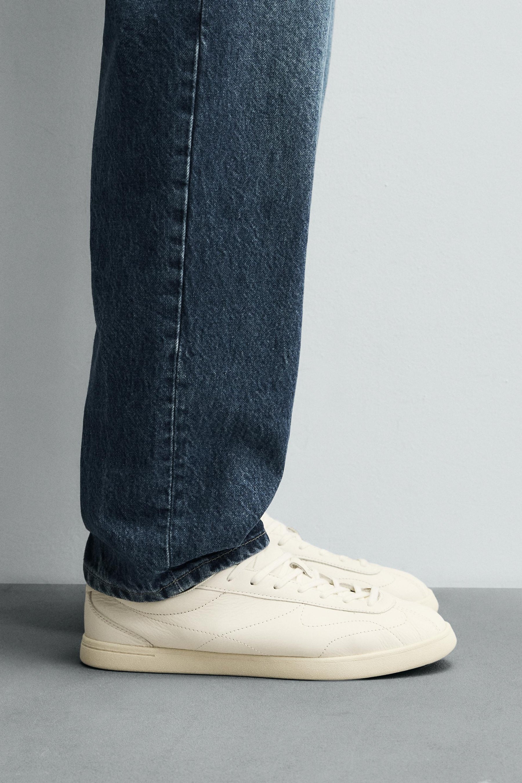 LEATHER TRAINERS - Image 1