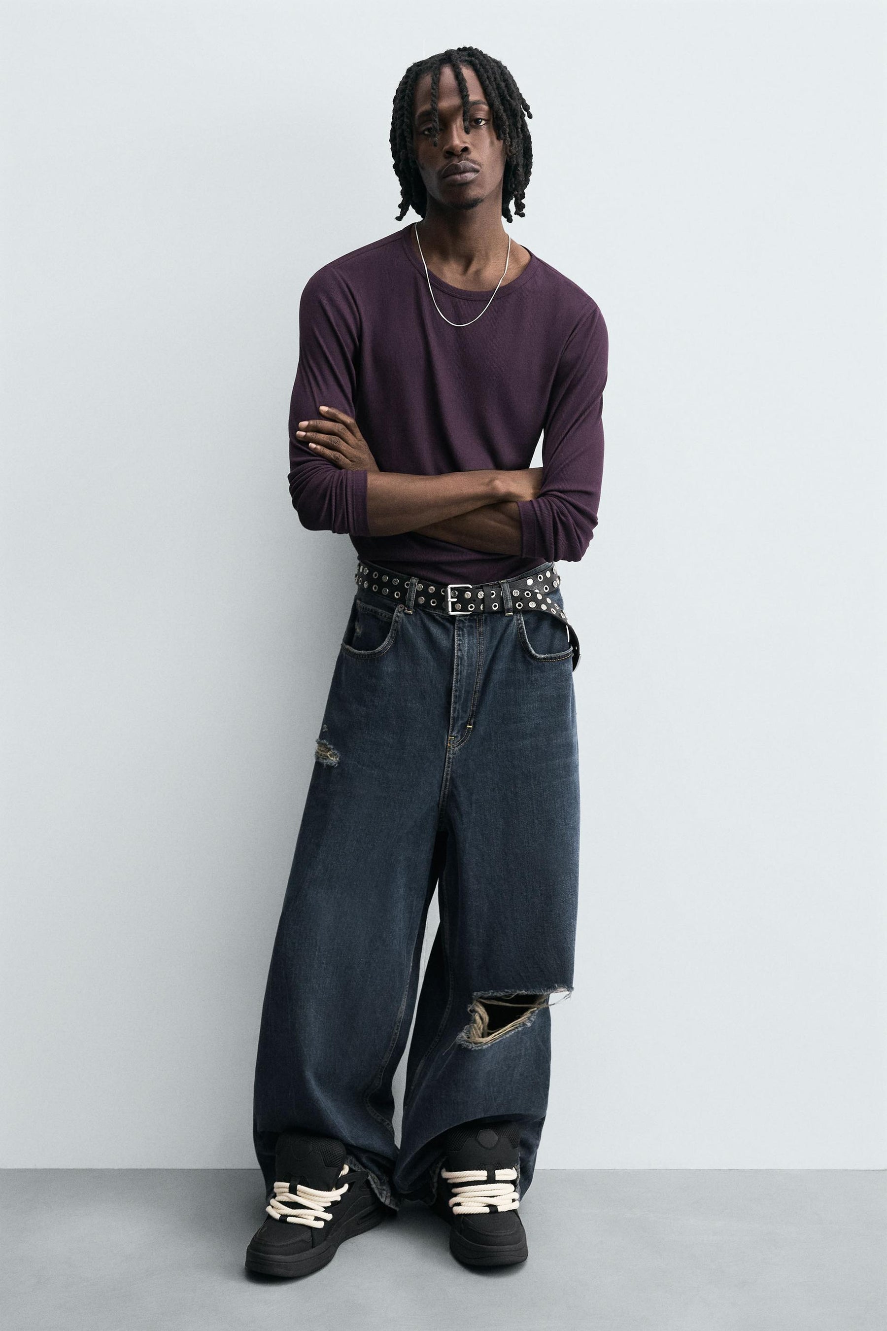 SKATE TRAINERS WITH ROPE LACES - Image 2