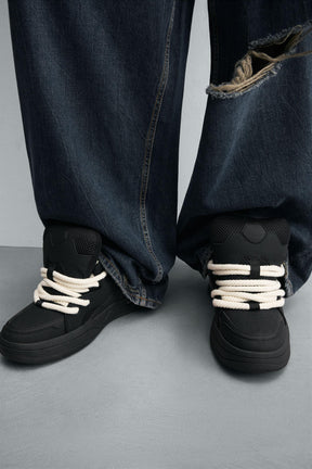 SKATE TRAINERS WITH ROPE LACES - Image 1