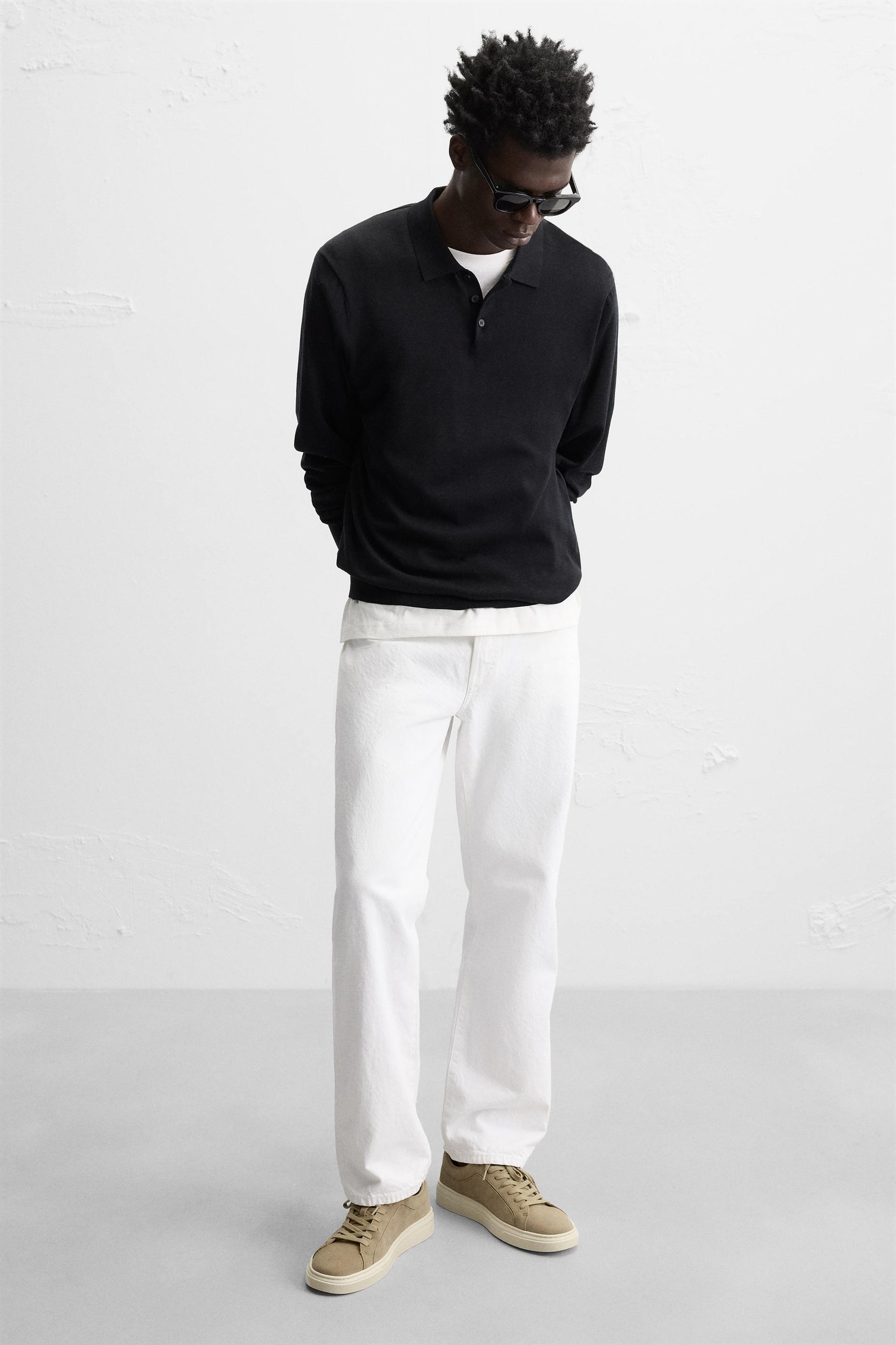 LEATHER TRAINERS - Image 1