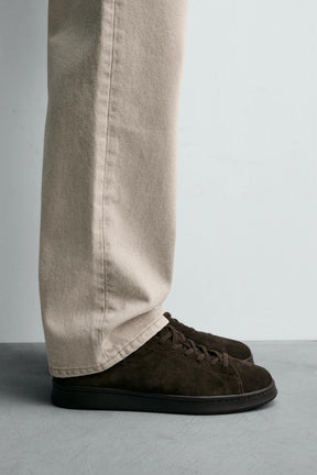 LEATHER TRAINERS - Image 1