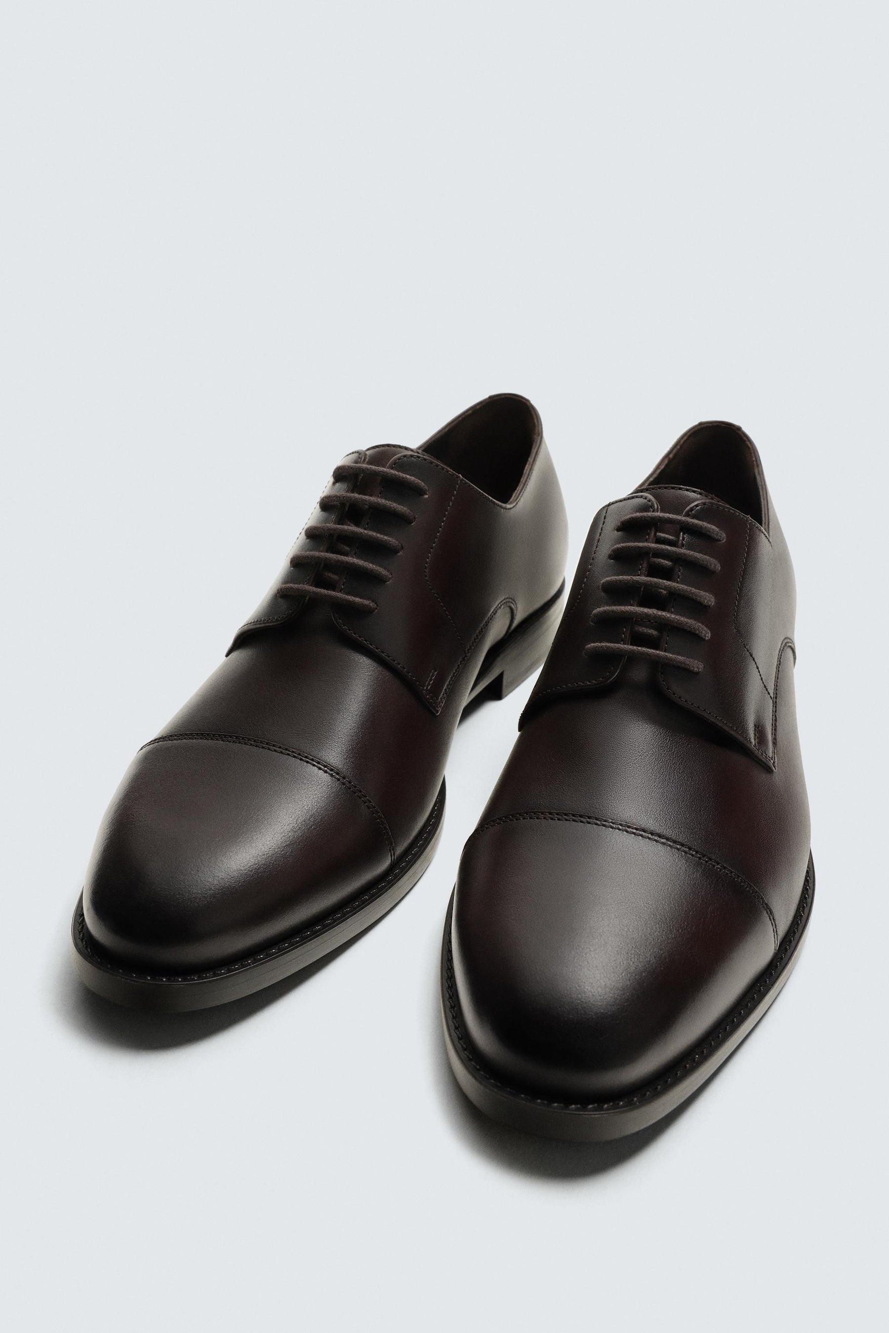 Leder-Derbyschuhe