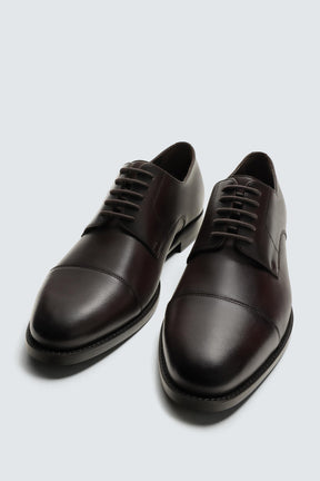 Leder-Derbyschuhe