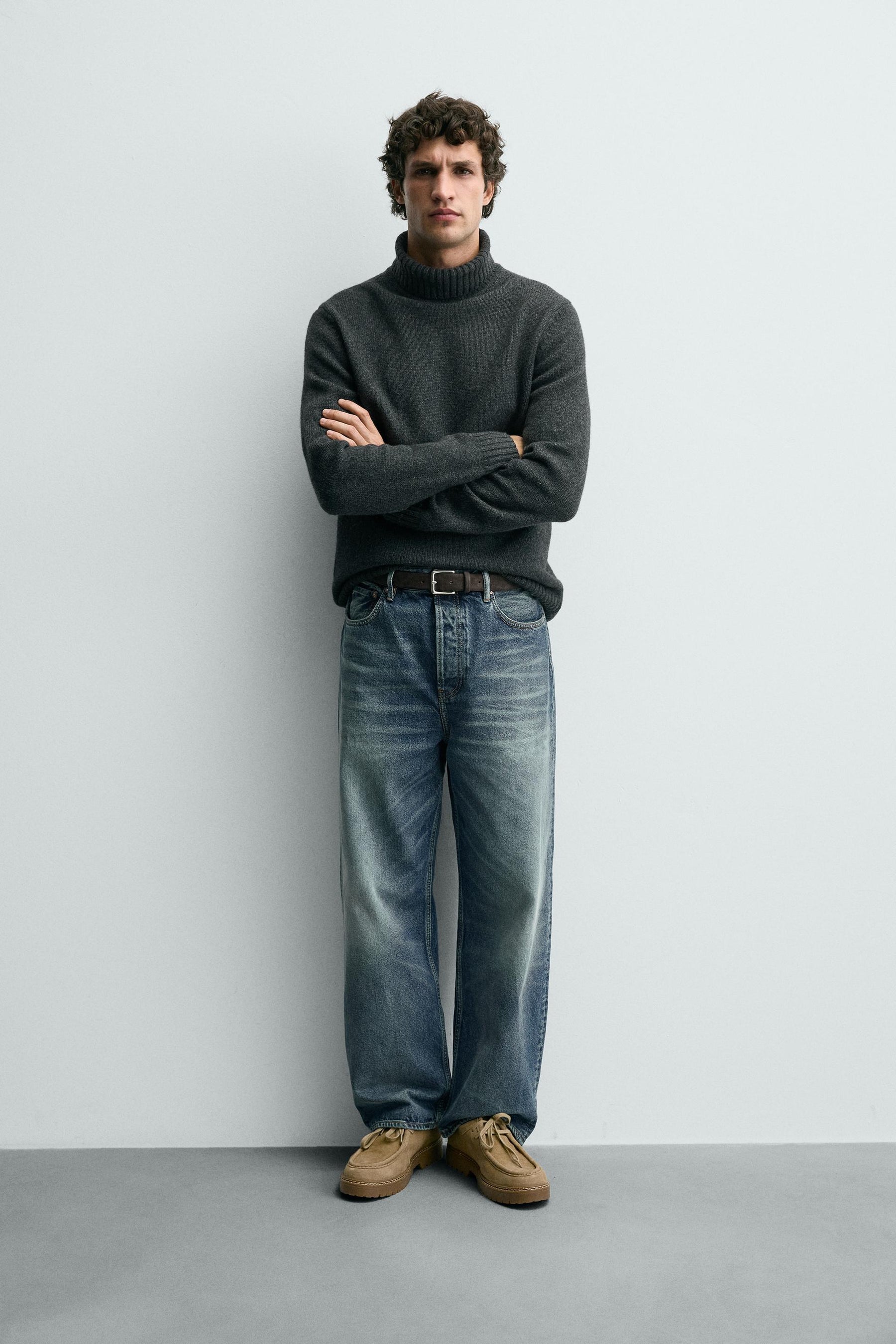 LEATHER MOC TOE SHOES - Image 2