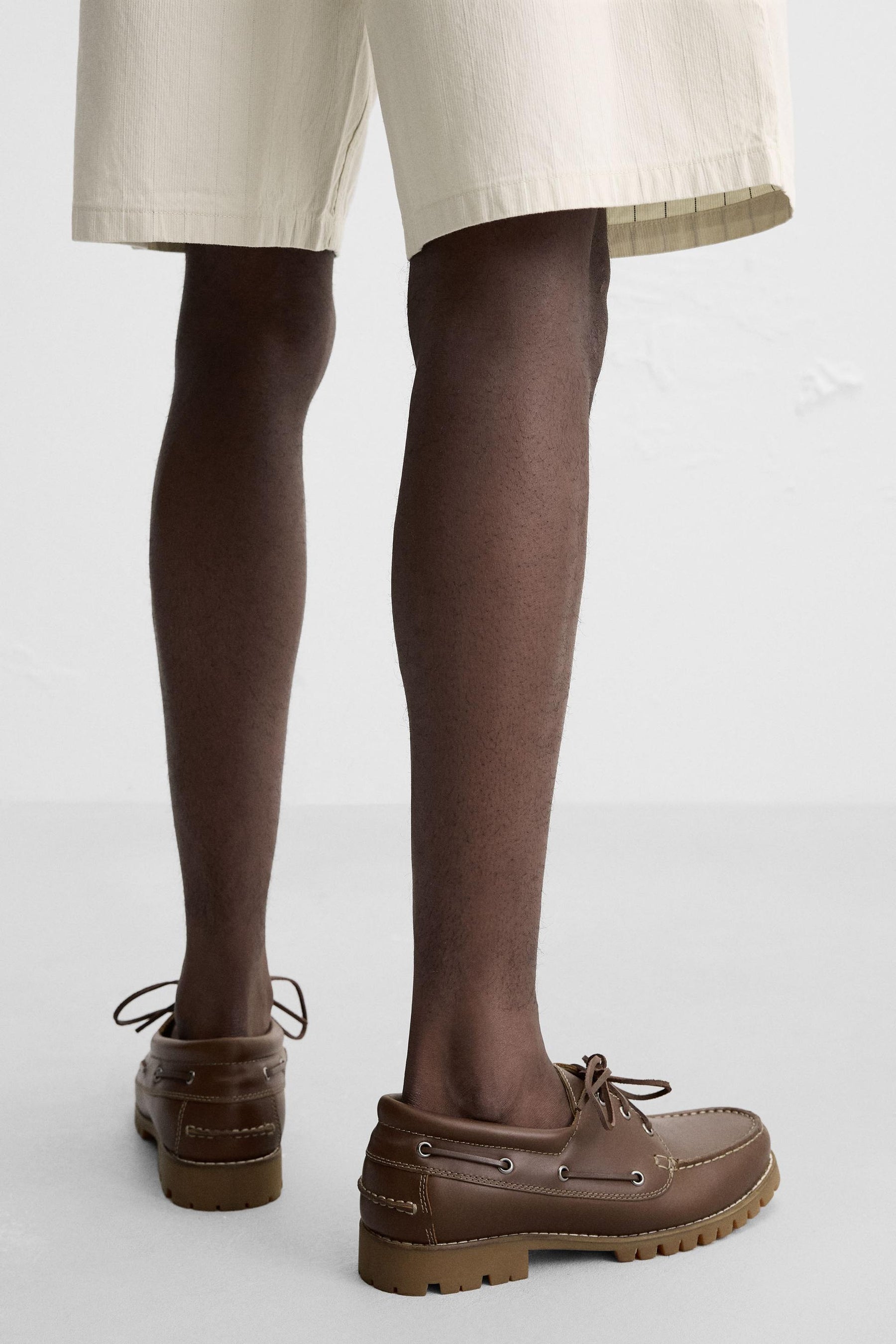 LEATHER DECK SHOES - Image 3