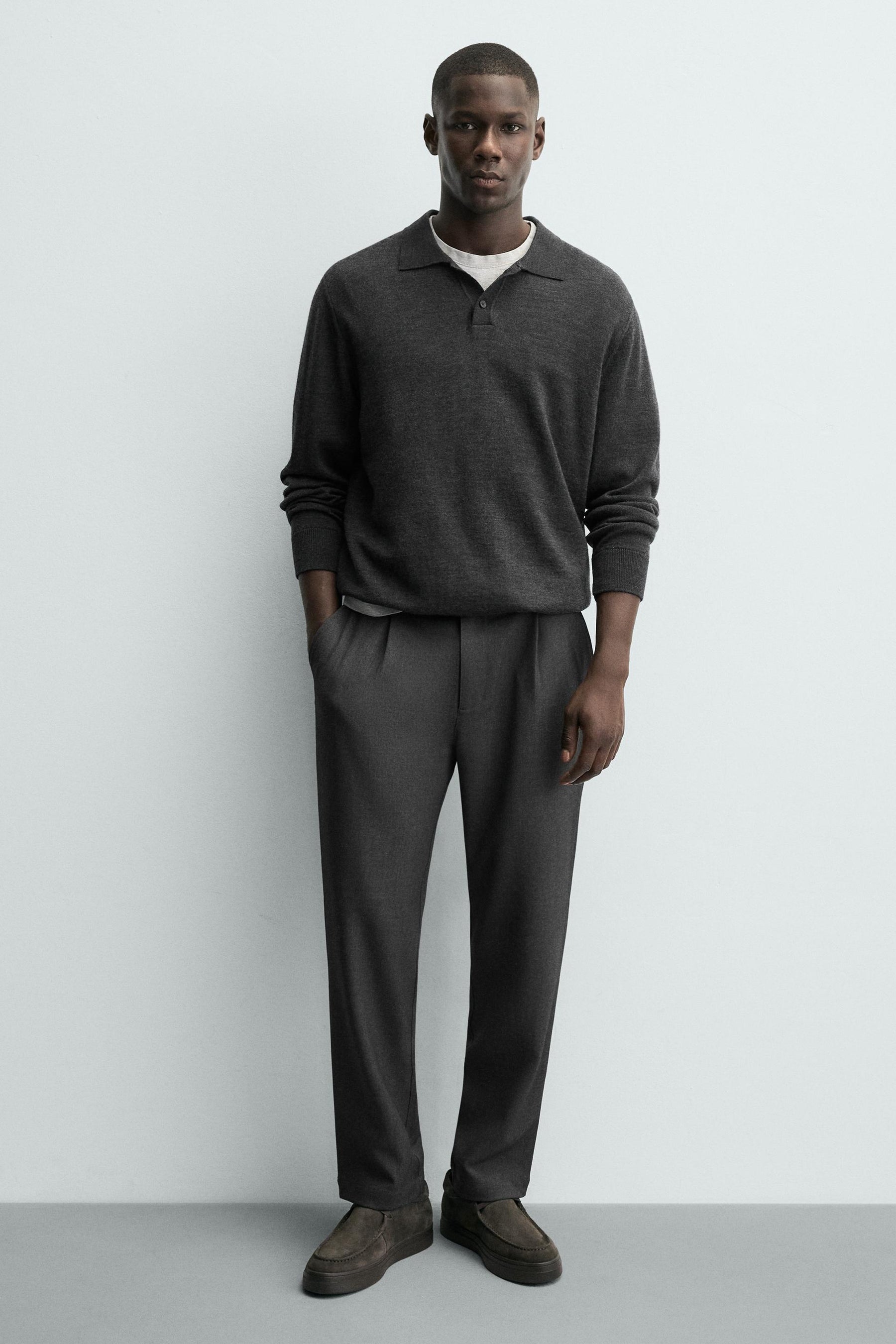 Lederschuhe mit Mokassin-Zehenkappe