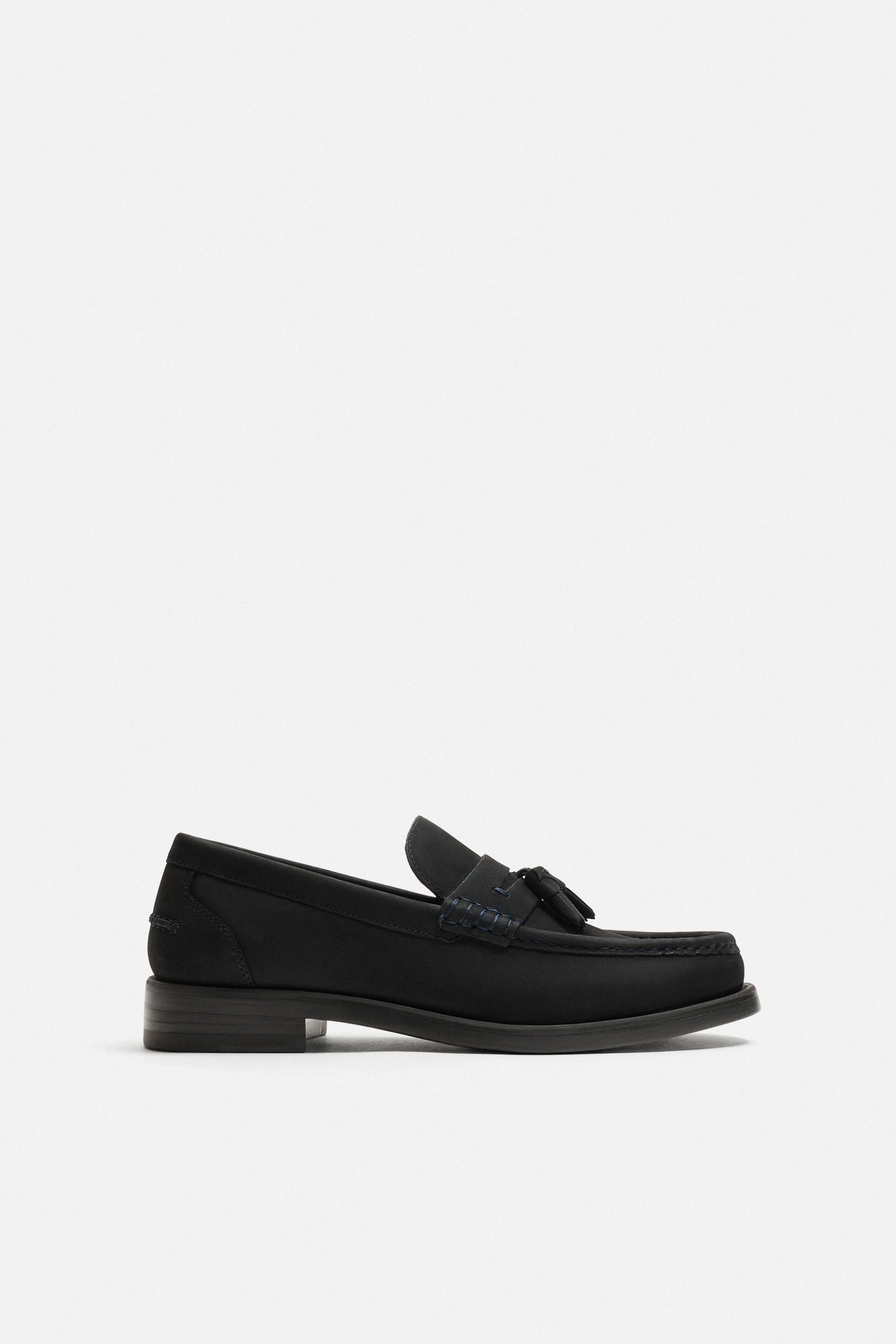 LEATHER TASSEL LOAFERS - Image 4