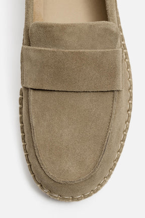LEATHER MOCCASIN ESPADRILLES - Image 6