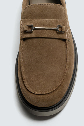 LEATHER BUCKLE LOAFERS - Image 6